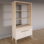 Стеллаж Primo с ящиками Светлый дуб  варинант исполнения - 2 | Loft Concept в Грозном