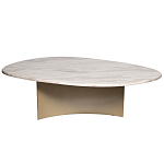 Стол журнальный овальный с контрастным основанием Subsequence варинант исполнения - 2 | Loft Concept в Грозном