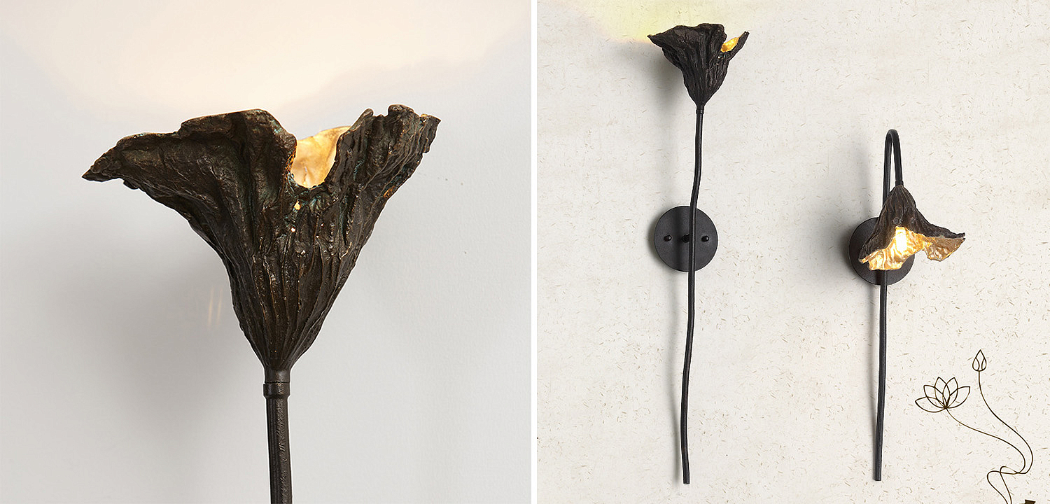 Настенный светильник Увядший Лотос Withering Lotus Lamp II Настенный светильник Увядший Лотос Withering Lotus Lamp II - Loft-Concept в Грозном