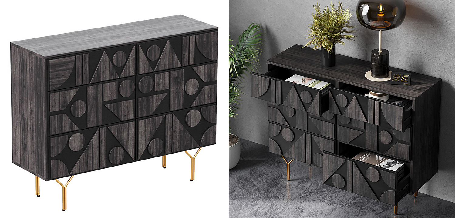 Комод Adnan Chest of Drawers Комод Adnan Chest of Drawers - Loft-Concept в Грозном