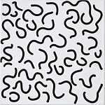 Плитка с узором Червячки варинант исполнения - 2 | Loft Concept в Грозном