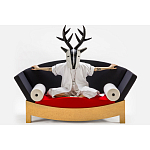 Дизайнерский диван с двумя подушками-валиками Poltronova Mitzi Sofa варинант исполнения - 9 | Loft Concept в Грозном