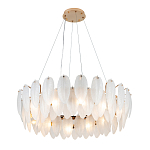 Люстра Mont Saint-Michel Золотая с Рельефным Стеклом варинант исполнения - 1 | Loft Concept в Грозном