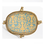 Чаша с орнаментом на ножках в виде бронзовых ангелов Eden Garden варинант исполнения - 4 | Loft Concept в Грозном