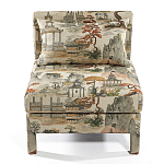 Кресло Lhasa с рисунком шинуазри  варинант исполнения - 3 | Loft Concept в Грозном