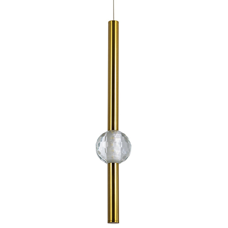 Подвесной светильник Celestin Spheres Brass Hanging Lamp Латунь Прозрачный Подвесной светильник Celestin Spheres Brass Hanging Lamp Латунь Прозрачный в Грозном | Loft Concept