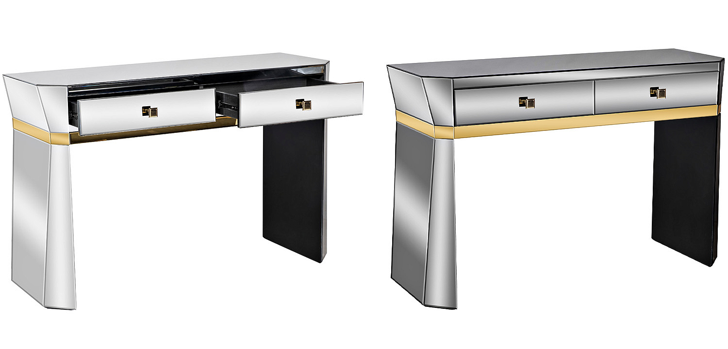 Консоль зеркальная Emiliano Mirrored Console Консоль зеркальная Emiliano Mirrored Console - Loft-Concept в Грозном