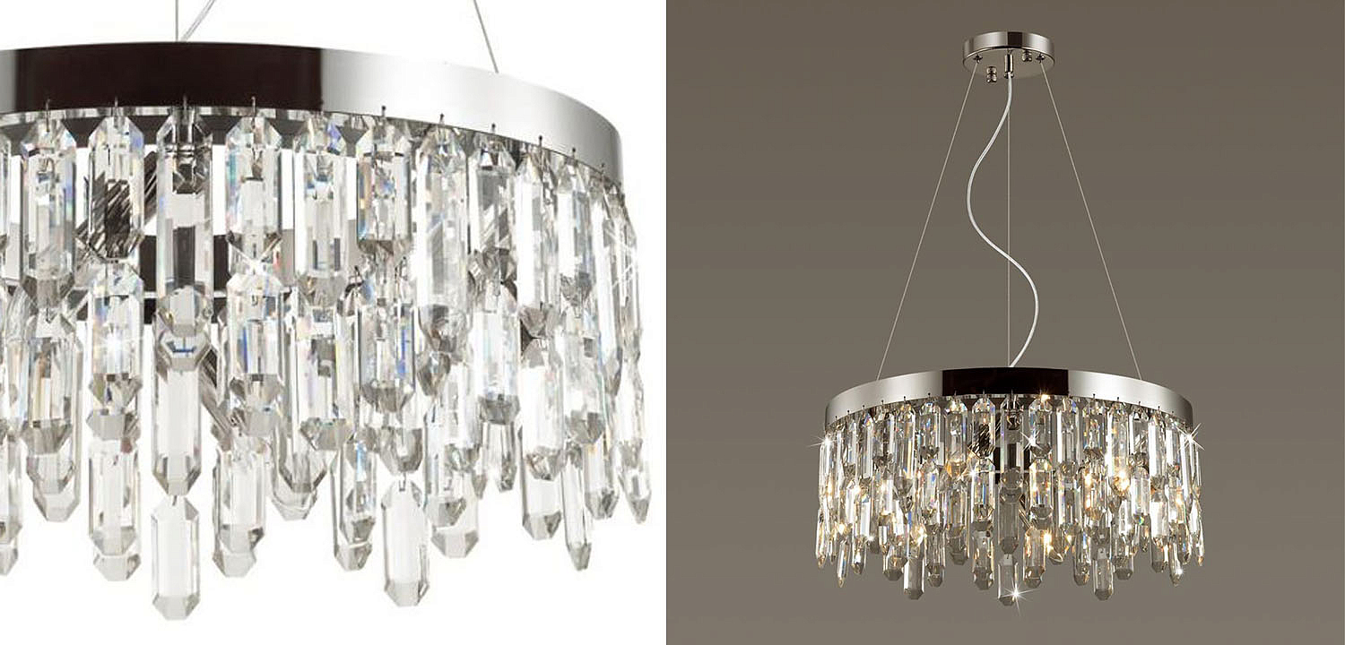 Люстра Crystal Polyhedrons Round Chrome Люстра Crystal Polyhedrons Round Chrome - Loft-Concept в Грозном