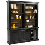 Витрина из массива сосны Sterling Showcase Black варинант исполнения - 3 | Loft Concept в Грозном