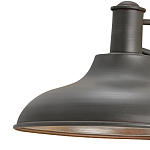 Бра настенное с куполообразным плафоном на регулируемом кронштейне Gray Horizon  варинант исполнения - 1 | Loft Concept в Грозном