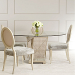 Стол обеденный круглый на зеркальном основании Spectacular Table варинант исполнения - 1 | Loft Concept в Грозном