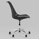 Офисный стул на металлическом основании EGGERY Black варинант исполнения - 2 | Loft Concept в Грозном