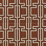 Дизайнерская плитка с узором Лабиринт варинант исполнения - 1 | Loft Concept в Грозном