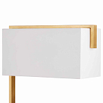 Торшер с прямоугольным абажуром на золотом металлическом каркасе Rectangular Plane  варинант исполнения - 2 | Loft Concept в Грозном