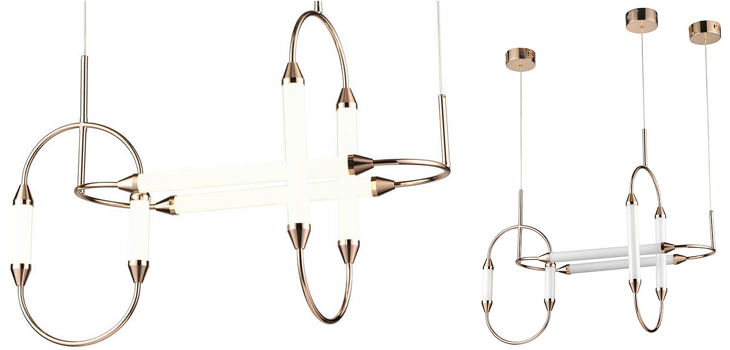 Люстра Giopato & Coombes CIRQUE chandelier Skyline Medium Gold Люстра Giopato & Coombes CIRQUE chandelier Skyline Medium Gold - Loft-Concept в Грозном
