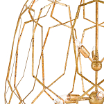 Люстра овальная с переплетенными ромбами Large Scale Artwork варинант исполнения - 1 | Loft Concept в Грозном