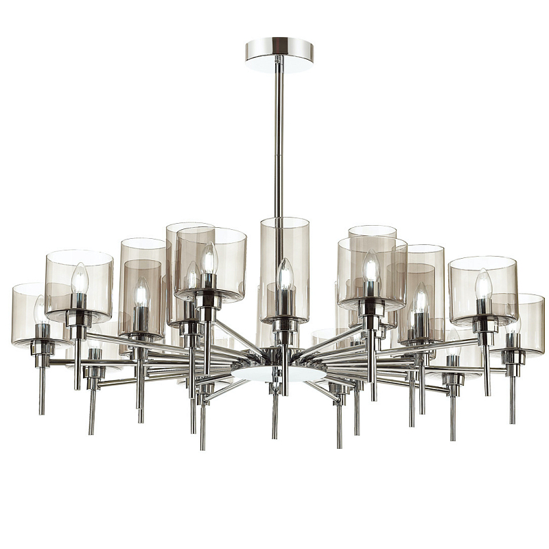 Люстра AXO Light Spillray Chromium Lamps 20 Хром Дымчатый (Smoke) Люстра AXO Light Spillray Chromium Lamps 20 Хром Дымчатый (Smoke) в Грозном | Loft Concept