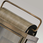 Настенный фонарь прямоугольной формы цвета состаренная латунь с двумя лампами Hinkley варинант исполнения - 4 | Loft Concept в Грозном