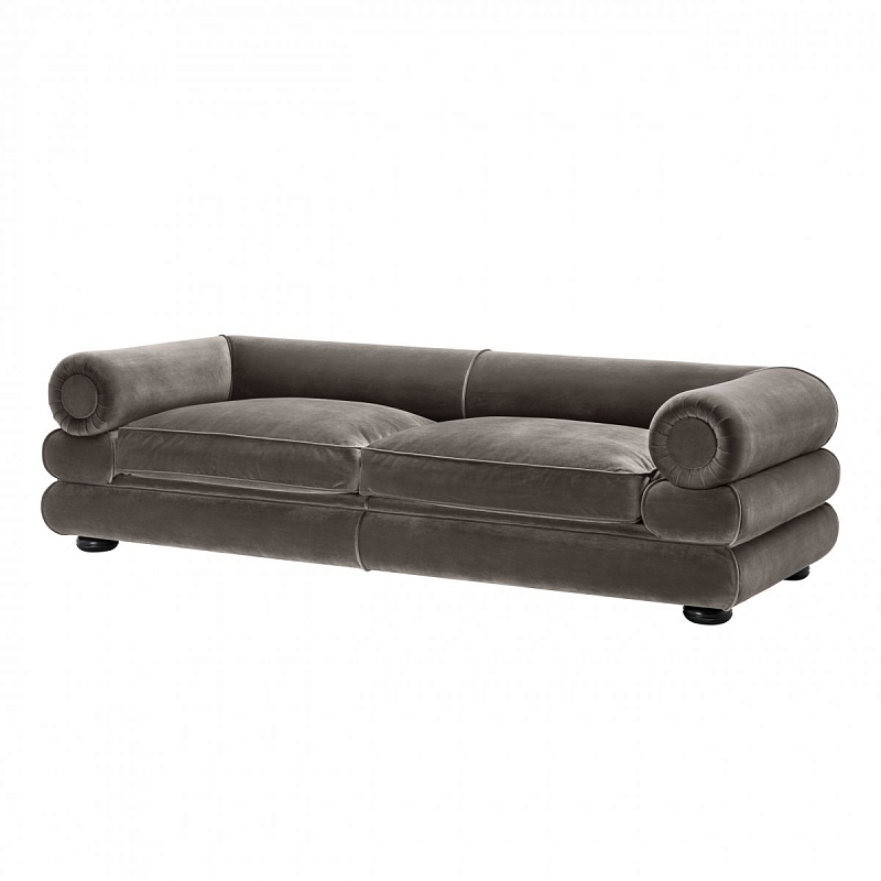 Диван Eichholtz Sofa Coachella Серый Черный Диван Eichholtz Sofa Coachella Серый Черный в Грозном | Loft Concept