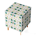 Тумба  с рисунком Short Pina Colada Orange варинант исполнения - 2 | Loft Concept в Грозном