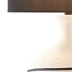 Настольная лампа фактурная с черными круговыми линиями на корпусе Recess варинант исполнения - 1 | Loft Concept в Грозном