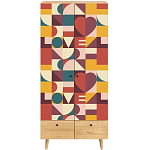 Шкаф с принтом The rebus of love варинант исполнения - 2 | Loft Concept в Грозном