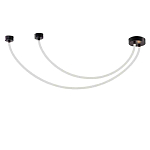 Подвесной светильник с двойными световыми дугами  Luke Lampco Tracer Lamp варинант исполнения - 1 | Loft Concept в Грозном