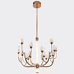 Люстра с декором в виде кристаллов из хрусталя Kenneth Crystal Stone Chandelier 20 варинант исполнения - 4 | Loft Concept в Грозном