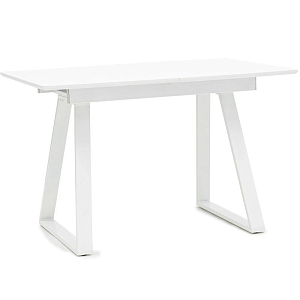 Стол обеденный раздвижной Magali ширина 120 белый