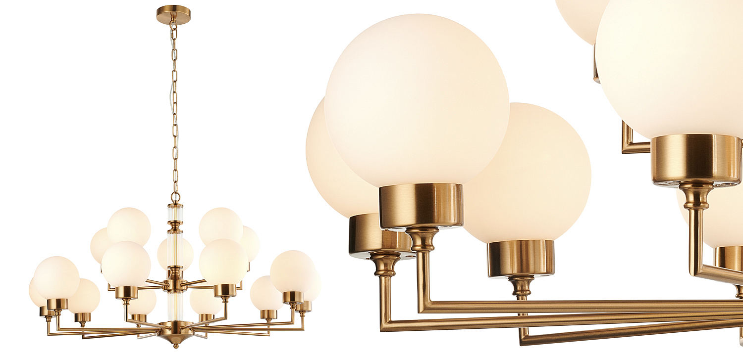 Люстра Zibille Chandelier Brass 93 Люстра Zibille Chandelier Brass 93 - Loft-Concept в Грозном