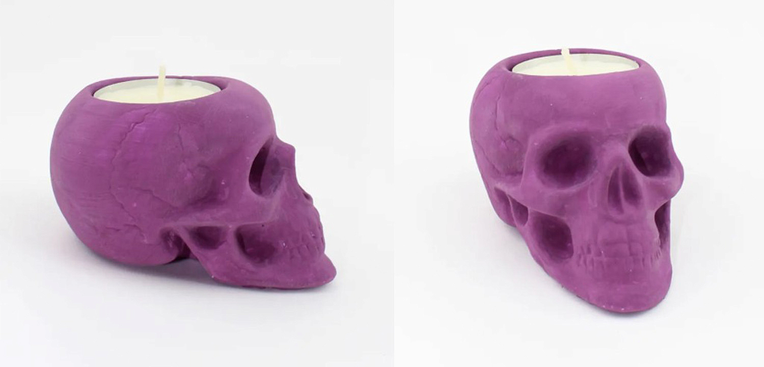 Подсвечник Purple Skull - Loft-Concept в Грозном
