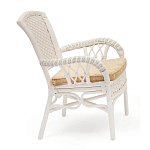Комплект обеденный из ротанга Eloise white варинант исполнения - 2 | Loft Concept в Грозном