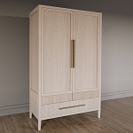 Шкаф платяной Primo с выдвижными ящиками шпон Черный дуб варинант исполнения - 3 | Loft Concept в Грозном