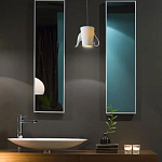 Подвесные светильники в виде белой посуды Flower Reversal варинант исполнения - 3 | Loft Concept в Грозном