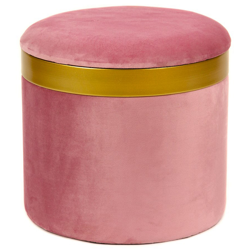 Пуф Feminine Pink Розовый (Rose) Золотой Пуф Feminine Pink Розовый (Rose) Золотой в Грозном | Loft Concept