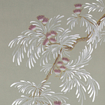 Обои ручная роспись Silk Tree Special Colourway on grey painted Xuan paper варинант исполнения - 1 | Loft Concept в Грозном