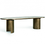 Дизайнерский рабочий стол из металла BLEVIO Table варинант исполнения - 10 | Loft Concept в Грозном