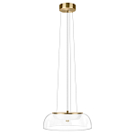 Подвесной светильник  с плоским прозрачным стеклянным плафоном Grada Light варинант исполнения - 2 | Loft Concept в Грозном