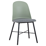 Стул из прочного пластика на металлическом основании Anora Green  варинант исполнения - 1 | Loft Concept в Грозном
