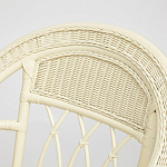 Комплект уличной мебели из ротанга Clara белый варинант исполнения - 4 | Loft Concept в Грозном