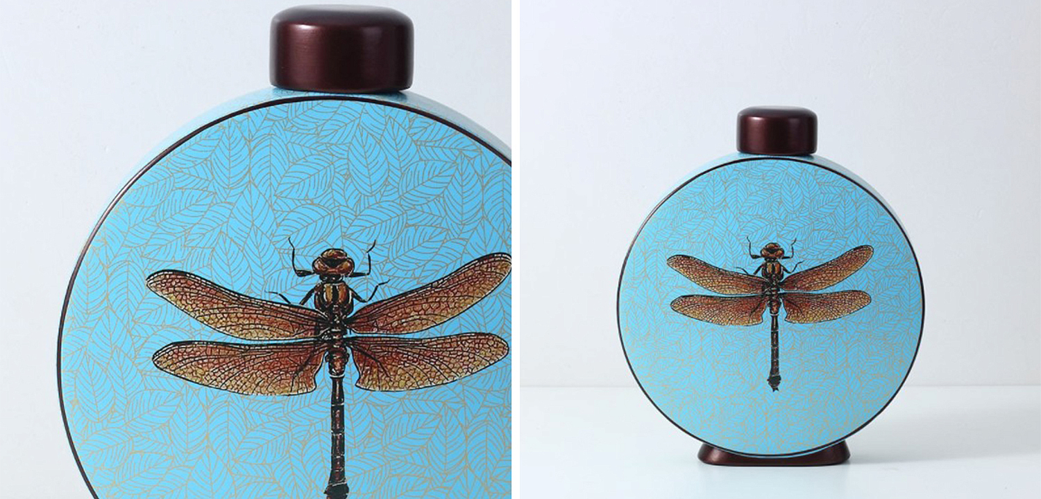 Ваза Blue Vase Dragonfly Ваза Blue Vase Dragonfly - Loft-Concept в Грозном