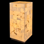 Торшер прямоугольный из натурального камня Calcite Geometry варинант исполнения - 12 | Loft Concept в Грозном