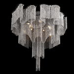 Люстра потолочная с металлическими цепочками Диаметр 99 см Atlantis Chain варинант исполнения - 3 | Loft Concept в Грозном