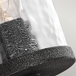 Бра с цилиндрическим плафоном из прозрачного рифленого стекла Feiss варинант исполнения - 4 | Loft Concept в Грозном