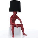 Лампа MALE MANNEQUIN LAMP с абажуром варинант исполнения - 1 | Loft Concept в Грозном