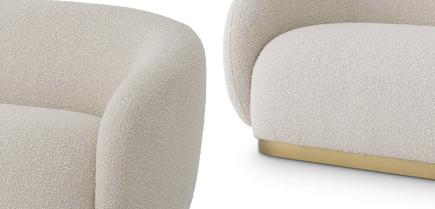 Диван Eichholtz Sofa Brice Boucle cream Диван Eichholtz Sofa Brice Boucle cream - Loft-Concept в Грозном