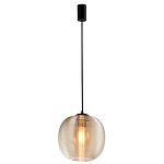 Подвесной светильник со стеклянным рельефным плафоном хром Perforated Glass 25 варинант исполнения - 2 | Loft Concept в Грозном