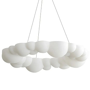 Люстра подвесная облако с цоколем LED Cloudy Light