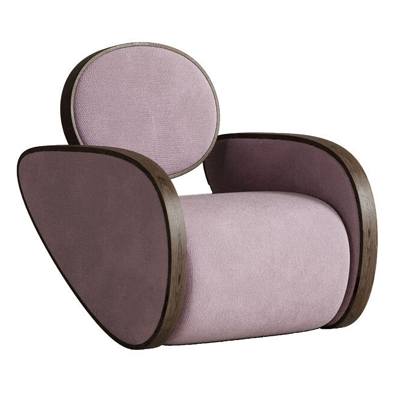 Кресло Nautilus Pink Розовый Коричневый Кресло Nautilus Pink Розовый Коричневый в Грозном | Loft Concept