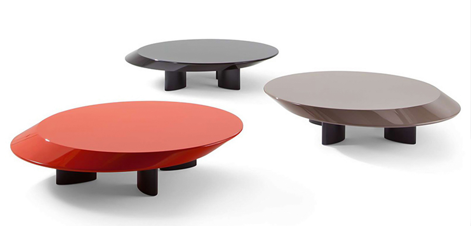 Кофейный стол Ellipse Grey Glossy Coffee Table - Loft-Concept в Грозном